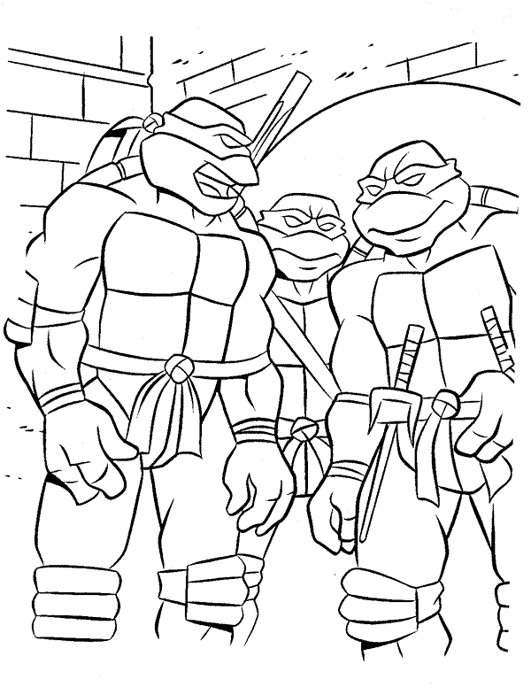Kids-n-fun.com | Coloring page Ninja Turtles Ninja Turtles